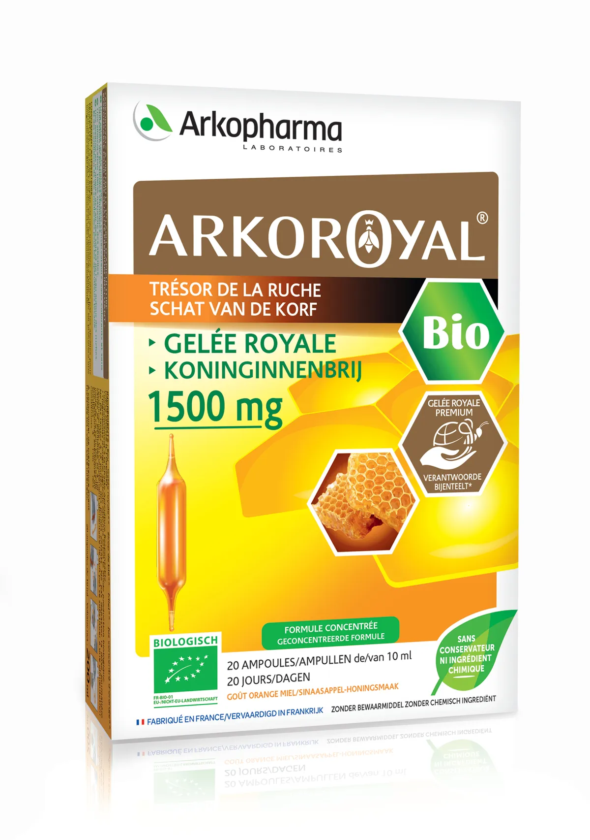 ArkoRoyal Koninginnebrij Bio 1500mg Ampullen 20x10ml