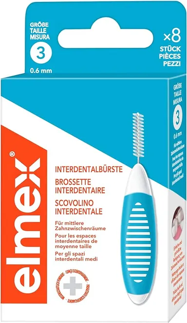 Elmex Interdental Brush Maat 3 8 Stuks