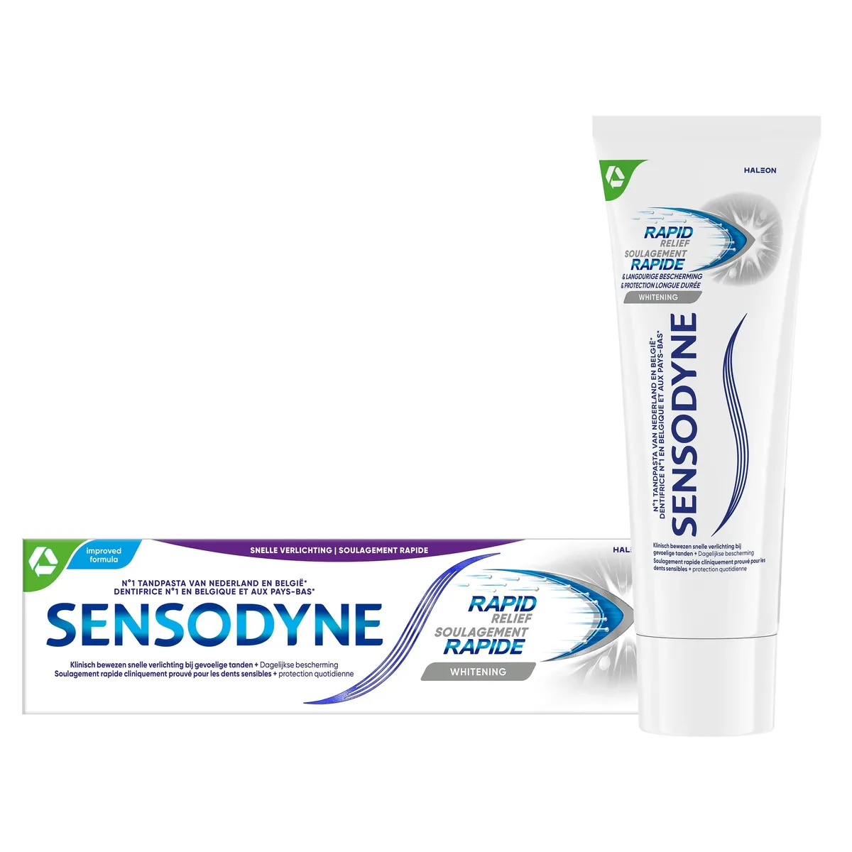 Sensodyne Rapid Relief Whitening Dentifrice 75ml