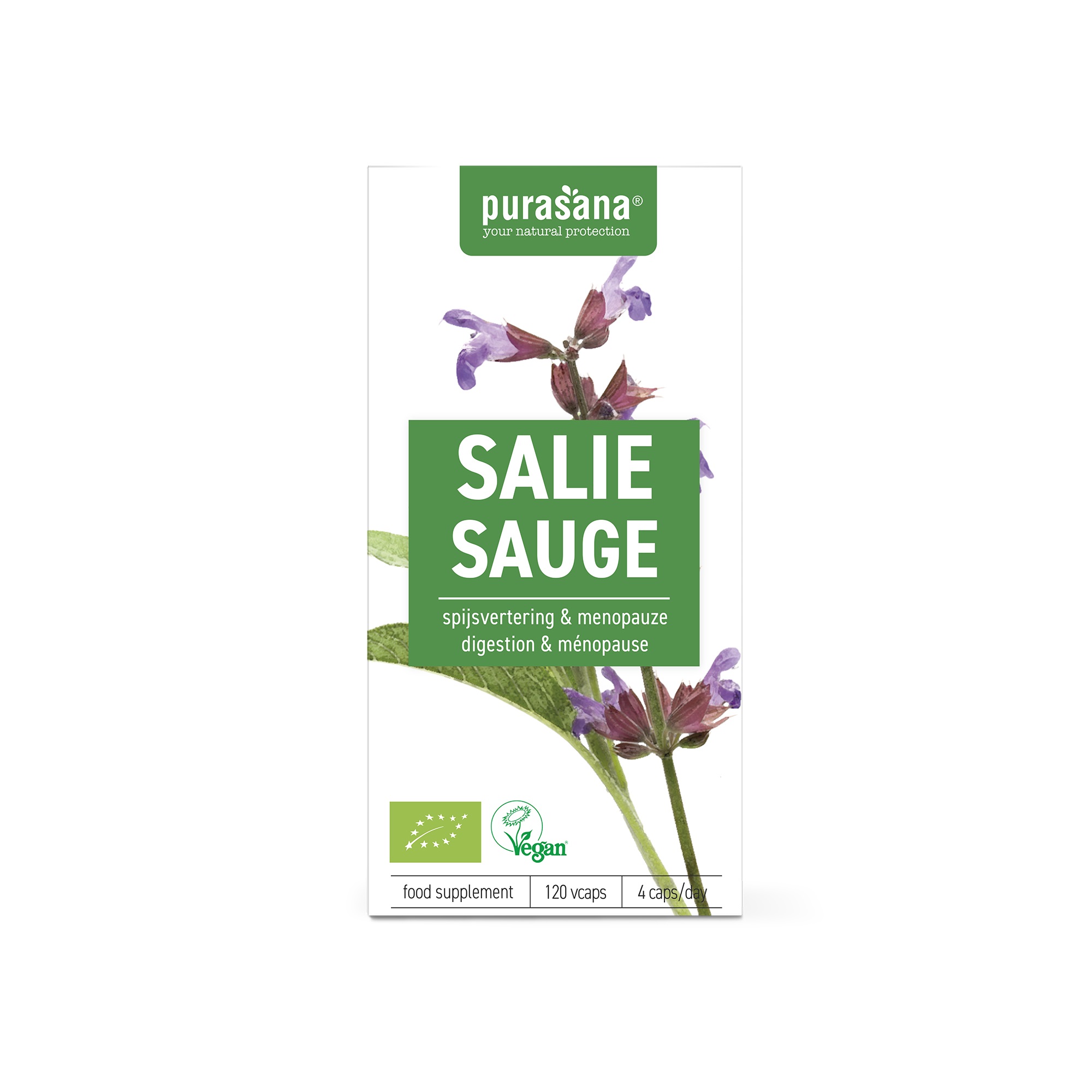 Purasana Salie 220 mg 120 Capsules - Purasana
