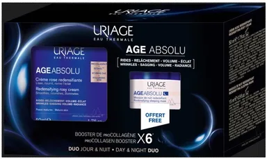 Uriage Geschenkdoos Age Absolu Duo Dag & Nacht 2 Producten