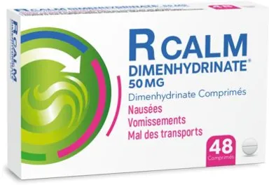 R CALM DIMENHYDRINATE TABL 48