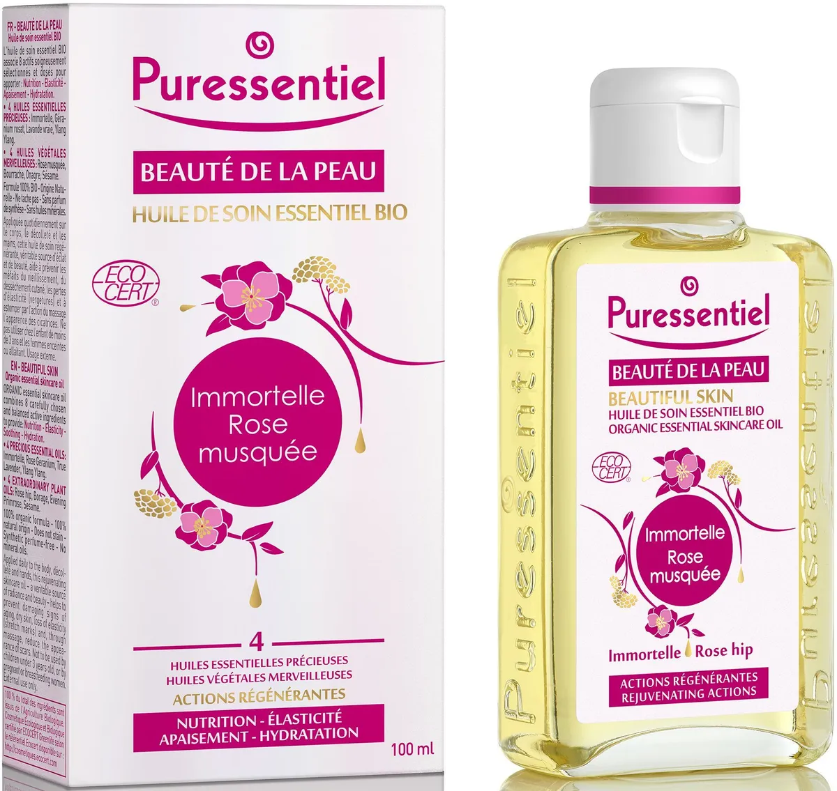 Puressentiel Beauté de la Peau Huile Soin Essentielle Bio 100ml