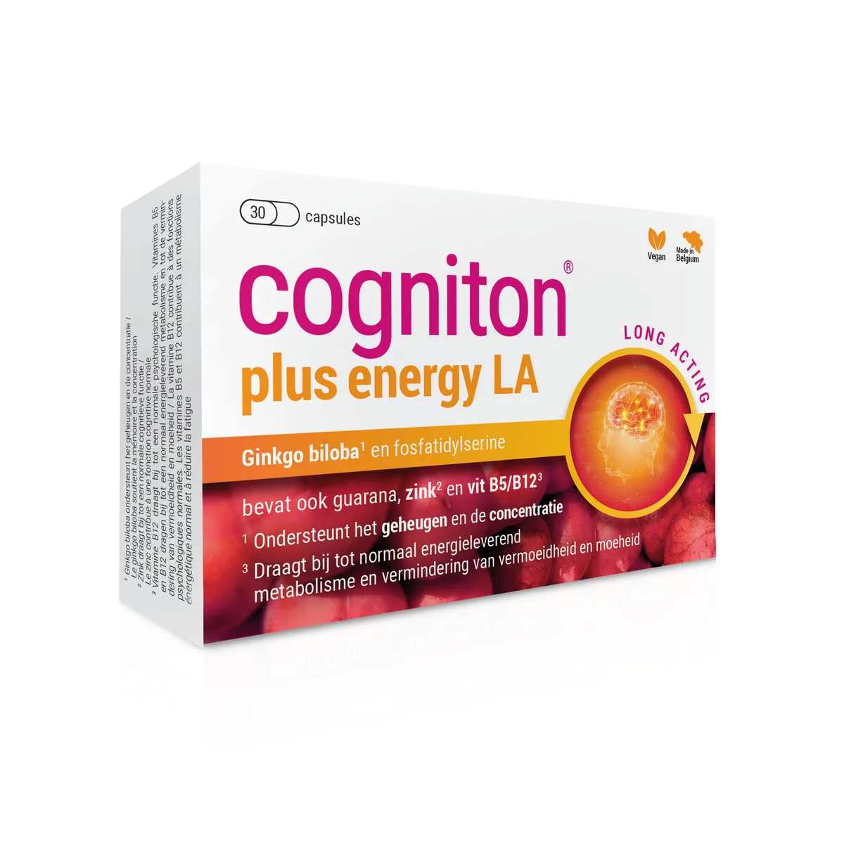Cogniton Plus Energy Langdurige Werking 30 Capsules
