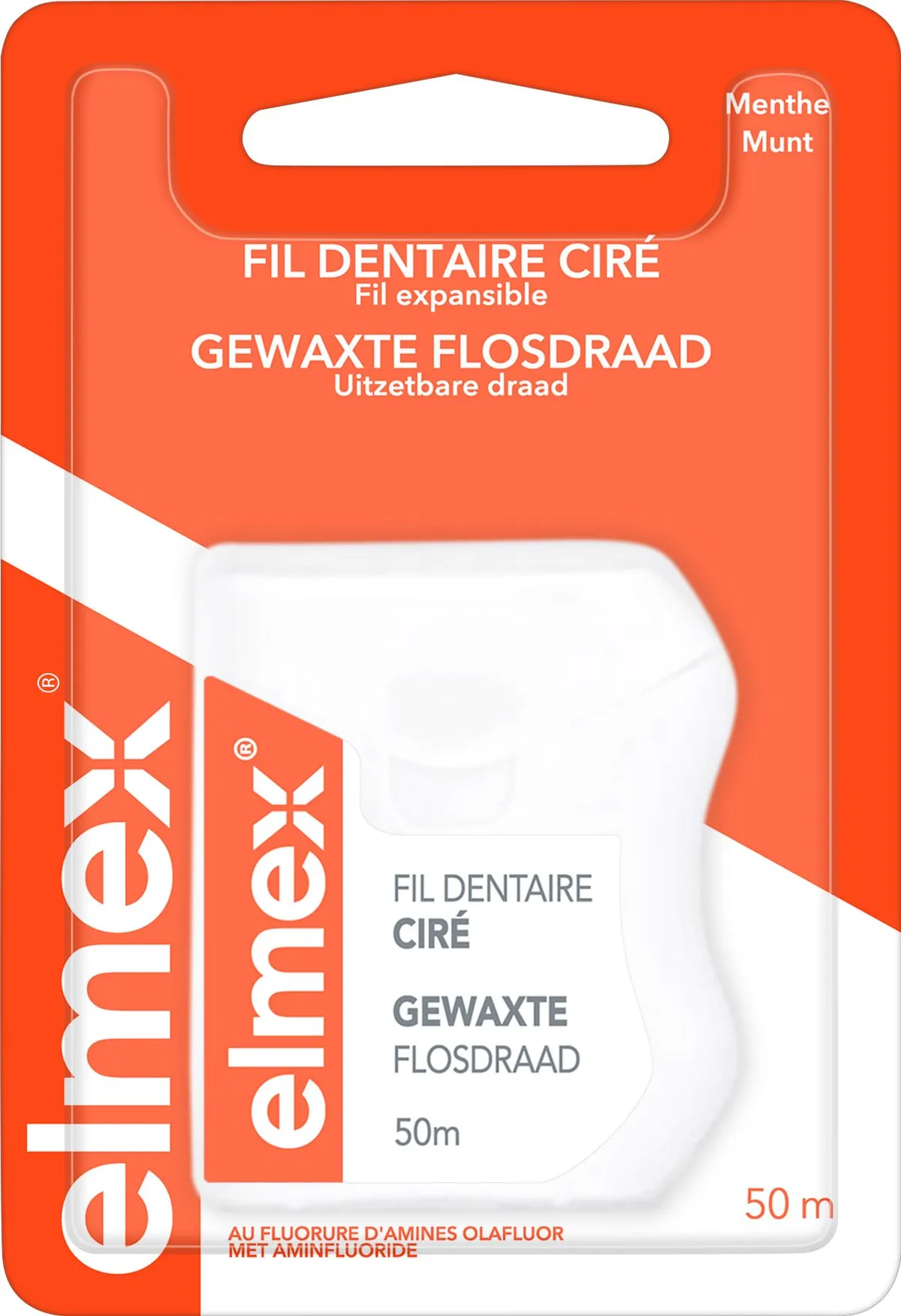 Elmex Fil Dentaire Ciré 50m
