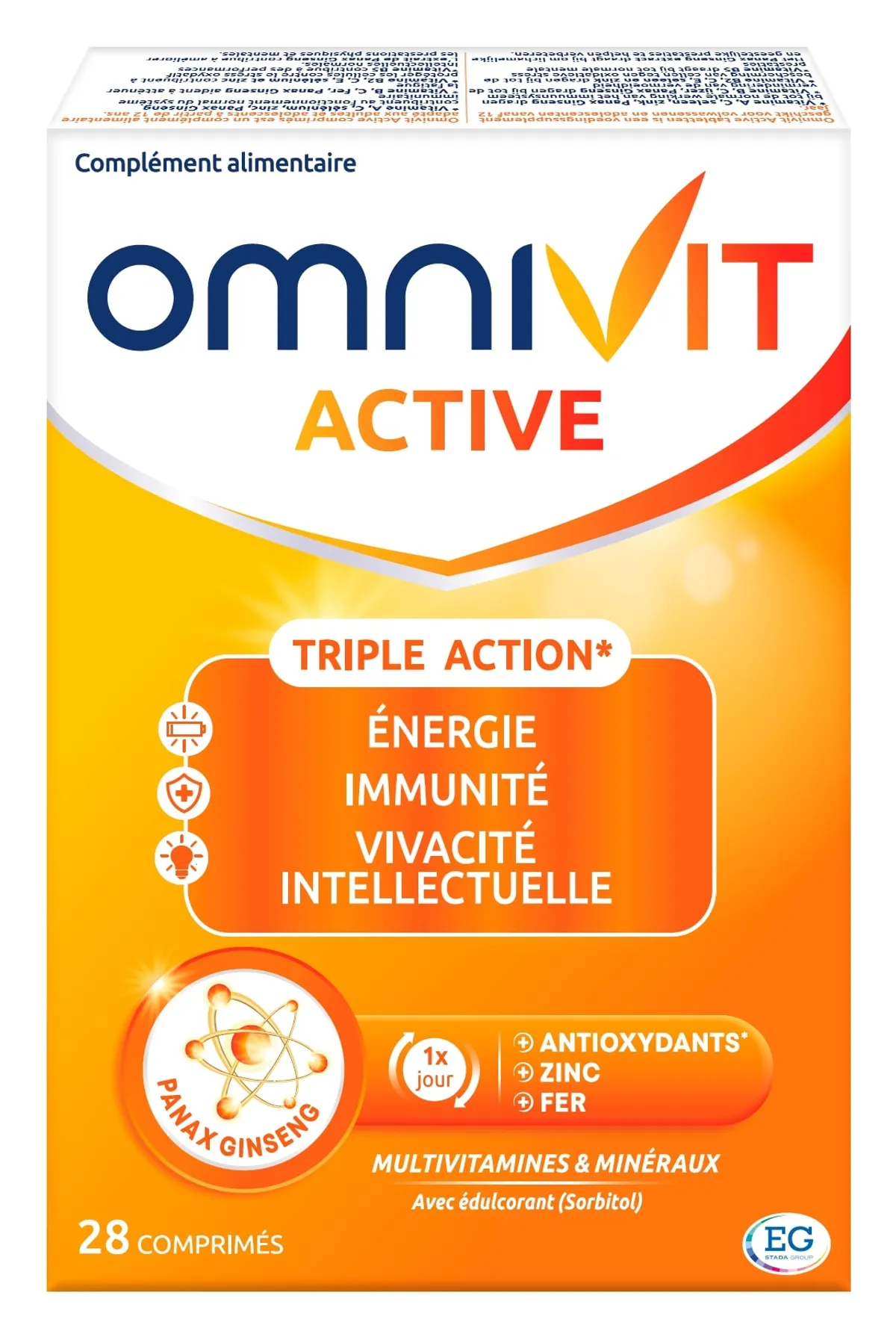 Omnivit Active 28 Comprimés