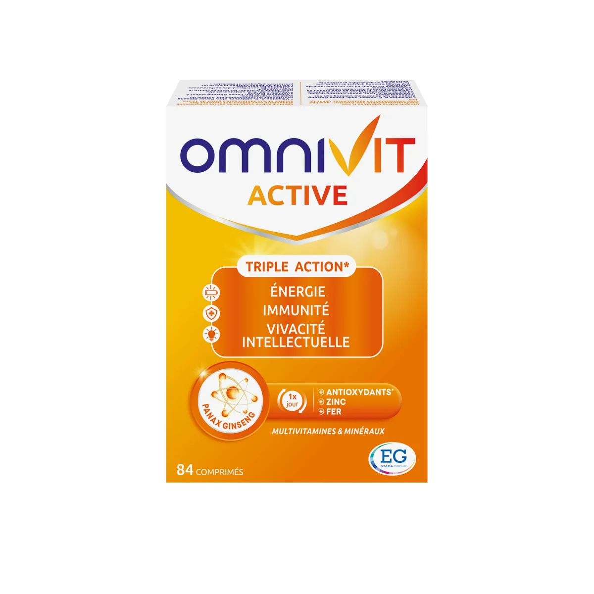 Omnivit Active 84 Comprimés (format économique)