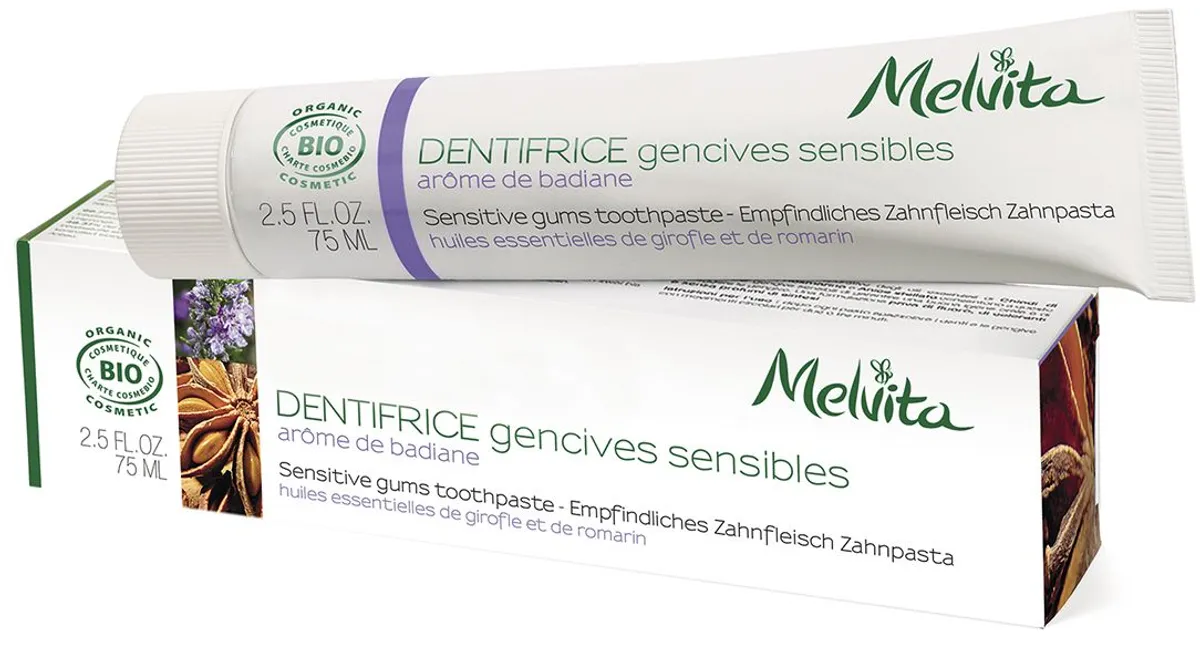 Melvita Dentifrice Gencives Sensibles Badiane Bio 75ml