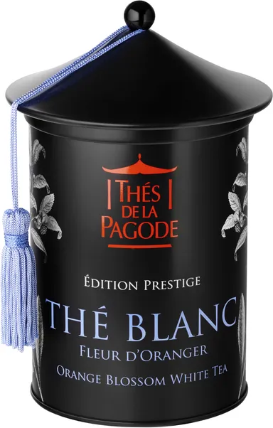 Thés De La Pagode Edition Prestige Thé Blanc Bio Fleur D'Oranger 100g