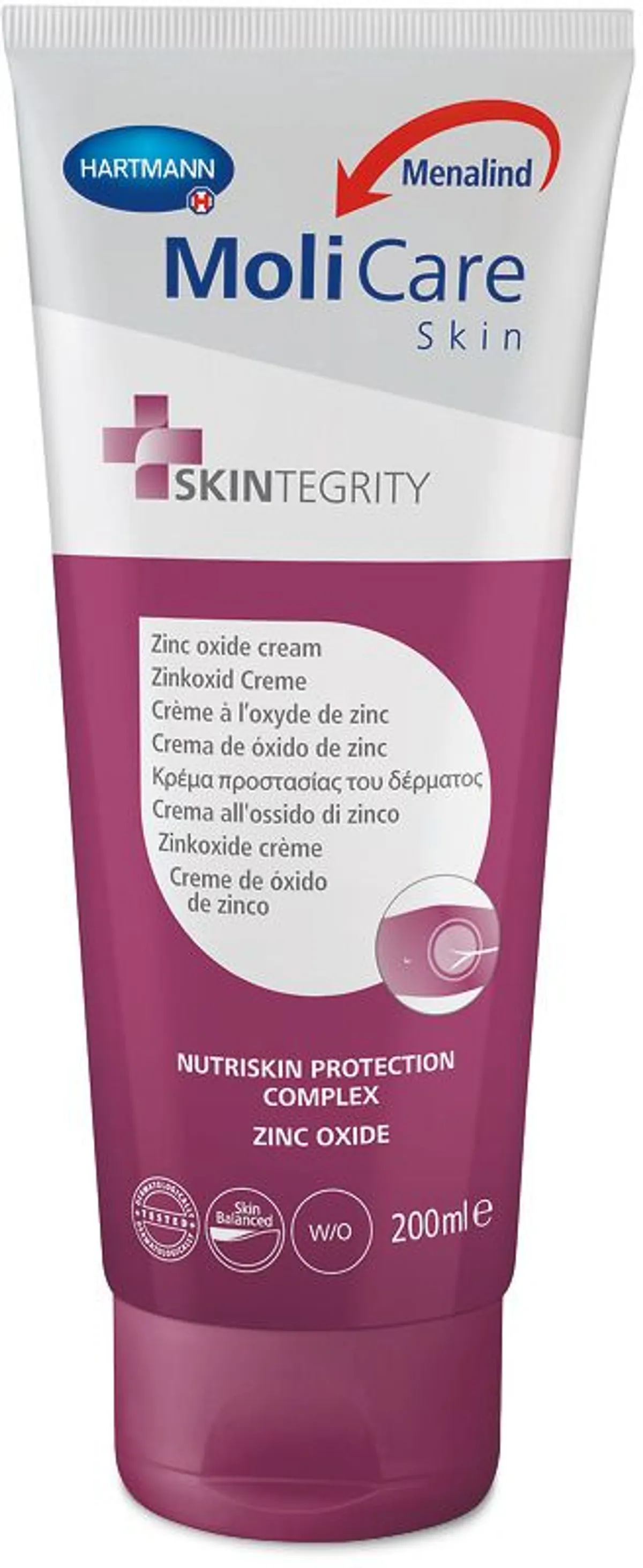 MoliCare Skin Crème Oxyde Zinc 200m