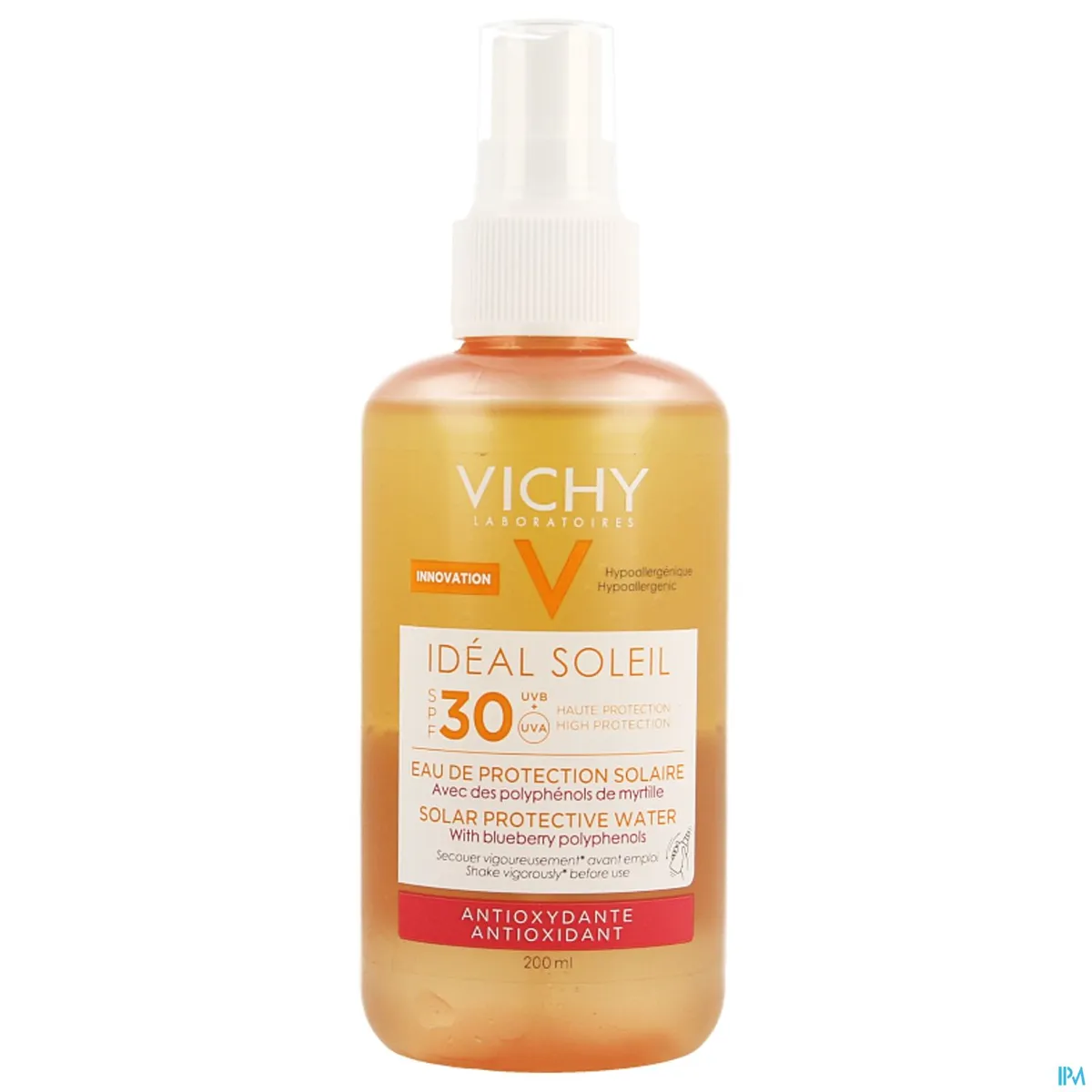 Vichy Idéal Soleil Zonbeschermend Water Anti-Oxidant SPF30 200ml
