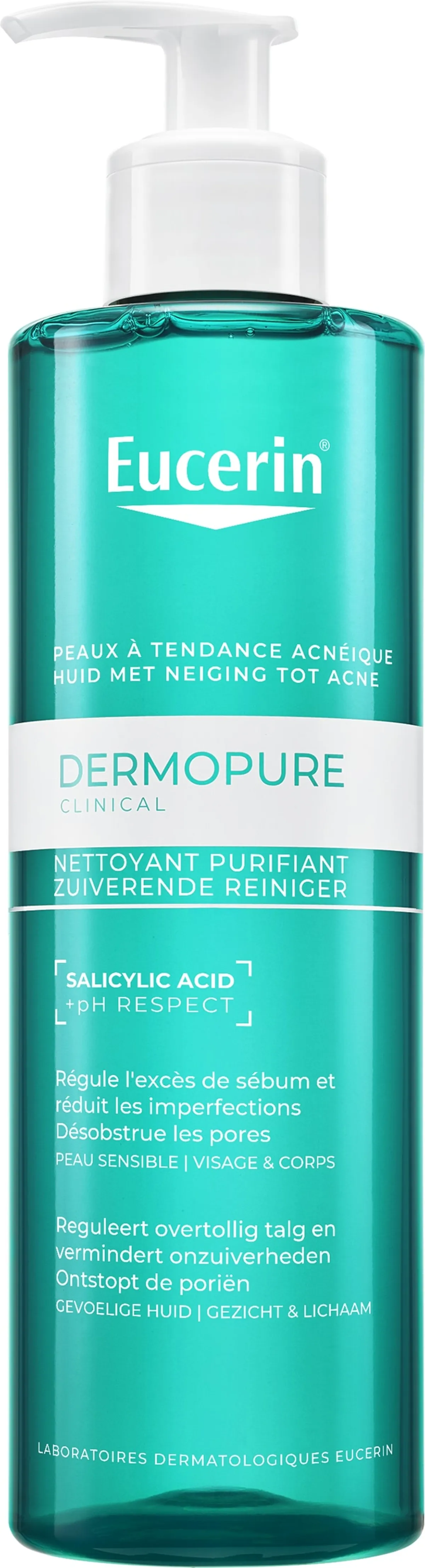 Eucerin DermoPure Clinical Nettoyant Purifiant 400ml
