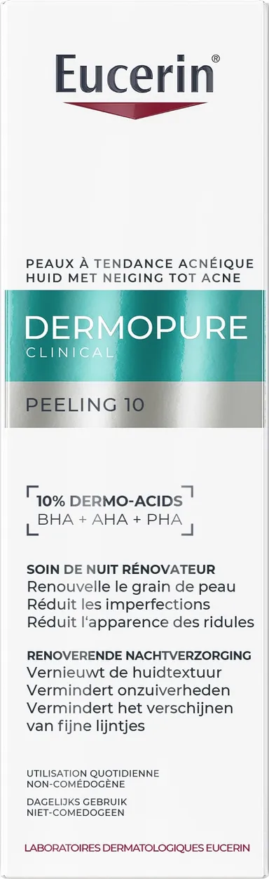 Eucerin DermoPure Clinical Peeling 10 Soin de Nuit 40ml