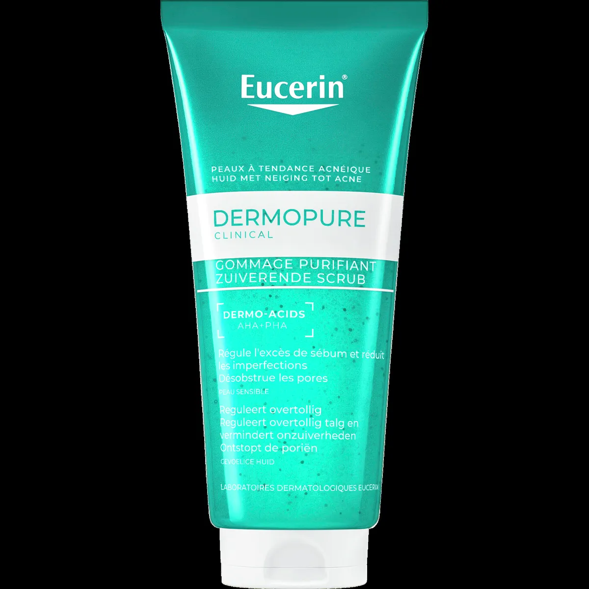 Eucerin DermoPure Gommage Acné Peau à Imperfections Tube 100ml