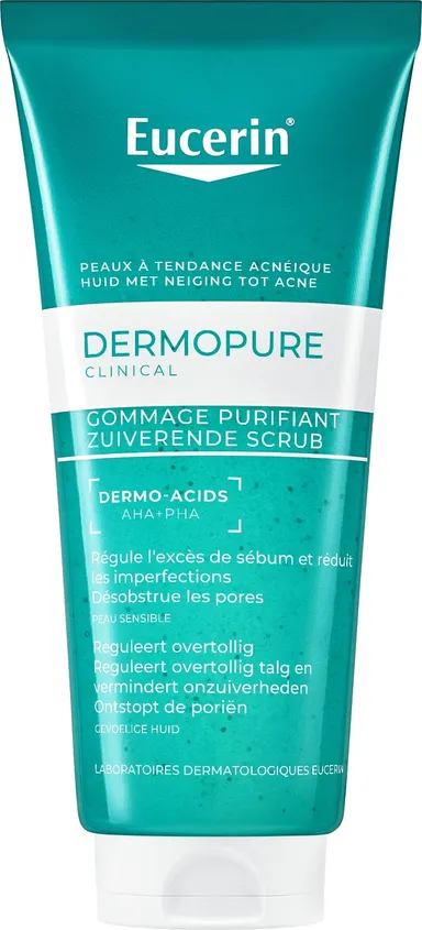 Eucerin DermoPure Scrub Acne Onzuivere Huid Tube 100ml