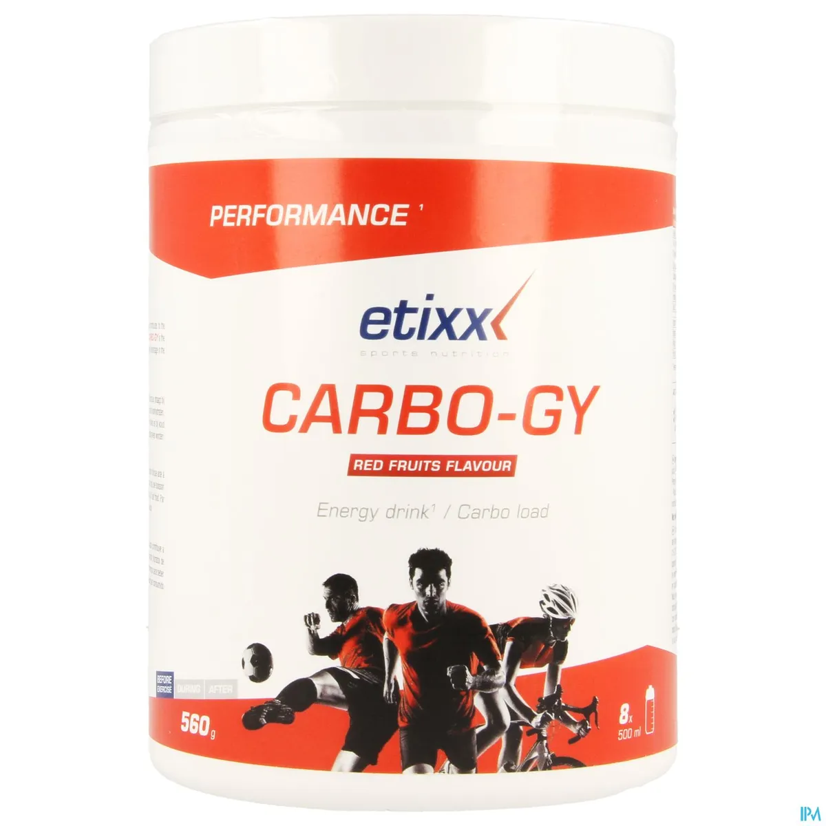 Etixx Carbo-GY Rode vruchten Poeder 560g