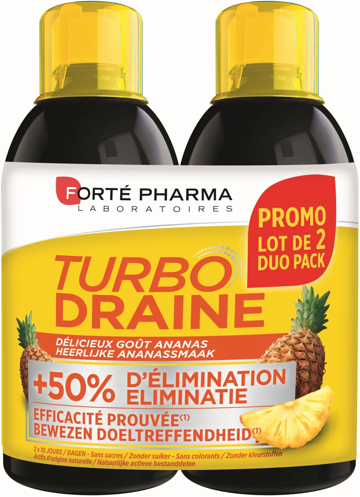 Forté Pharma Turbodraine Ananas 2x500ml