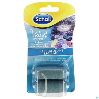 Scholl Velvet Smooth 2 Vervangrollers. Peeling Korrel REGULAR