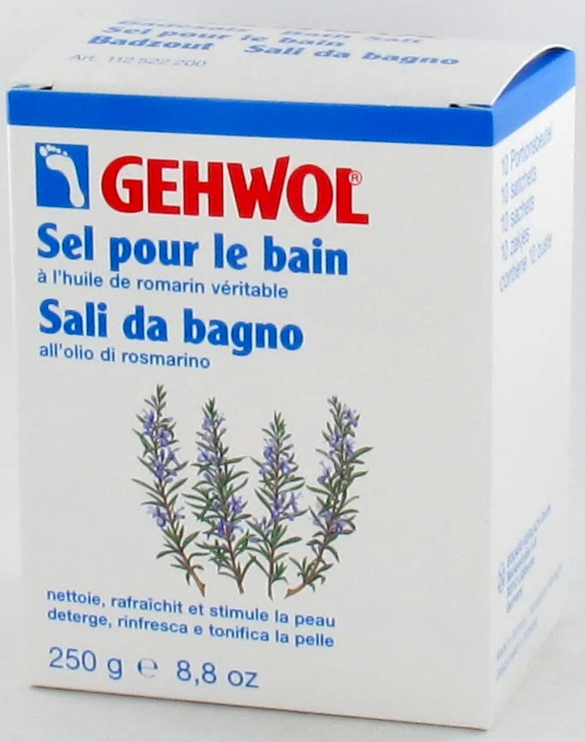 Gehwol Badzout Rozemarijn 10x25g
