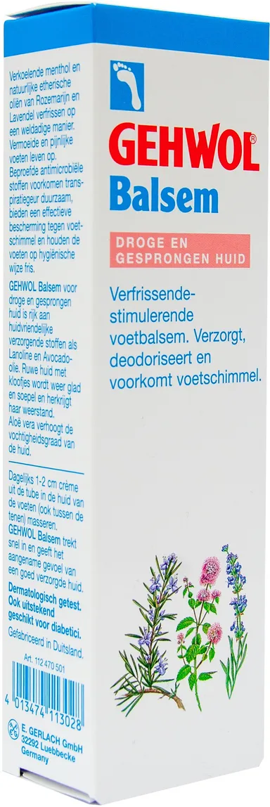 Gehwol Verfrissende Voetbalsem Voor Droge En Gesprongen Huid 75ml