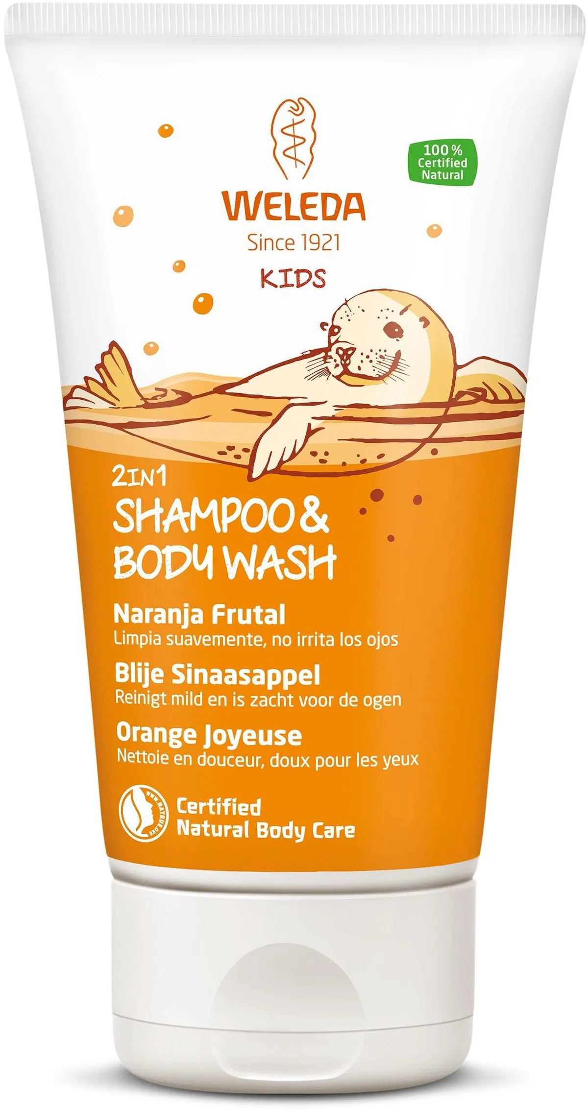 Weleda Enfants Shampooing & Bodywash 2en1 Orange Joyeuse 150ml