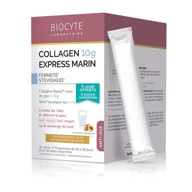 Biocyte Collagen Express Sticks 30x6g (6 dagen gratis)