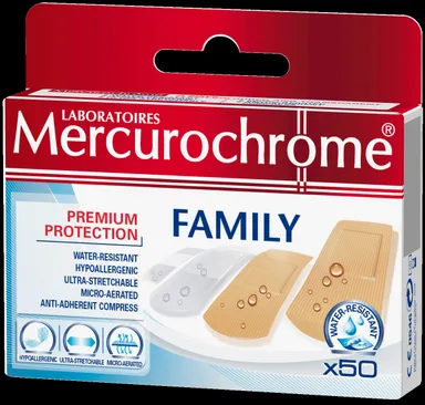 Mercurochrome Pansements Family 50 Pièces