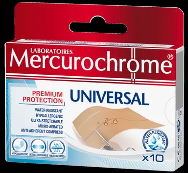 Mercurochrome Pansements Universal 10 Pièces