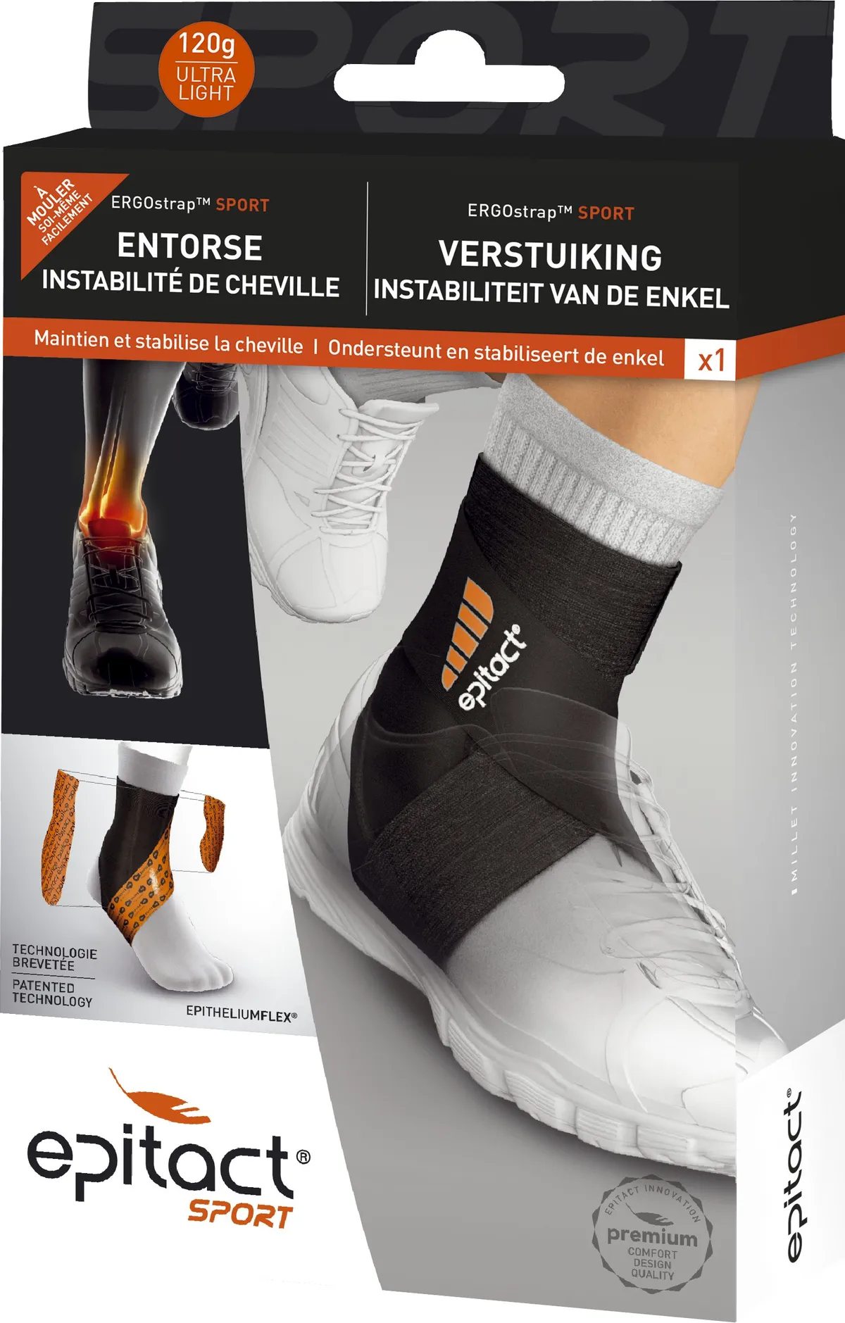 Epitact Sport Chevillère ERGOstrap M