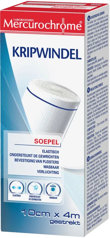 Mercurochrome Bande de Crêpe 10cmx4m