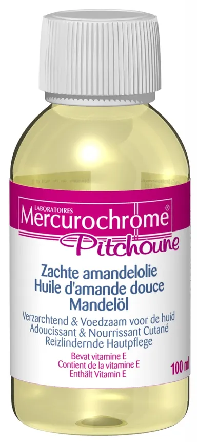 Mercurochrome Pitchoune Huile d'Amande Douce 100ml