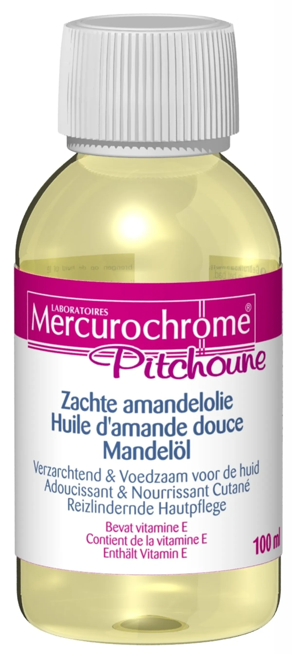 Mercurochrome Zachte Amandelolie Pitchoune 100ml