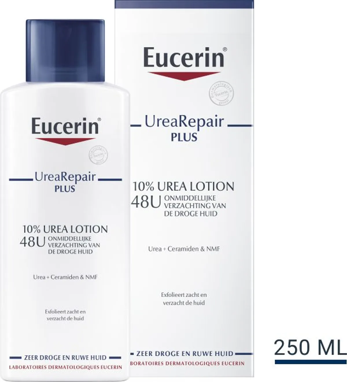 Eucerin UreaRepair Plus 10% Urea Lotion Zeer Droge en Ruwe Huid 250 ml