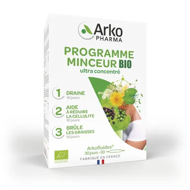 Arkofluides Programme Minceur 30 Ampoules