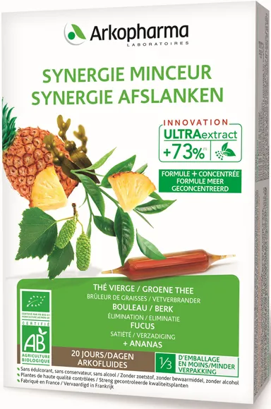 Arkofluides Synergie Afslanken Bio 20 Ampullen