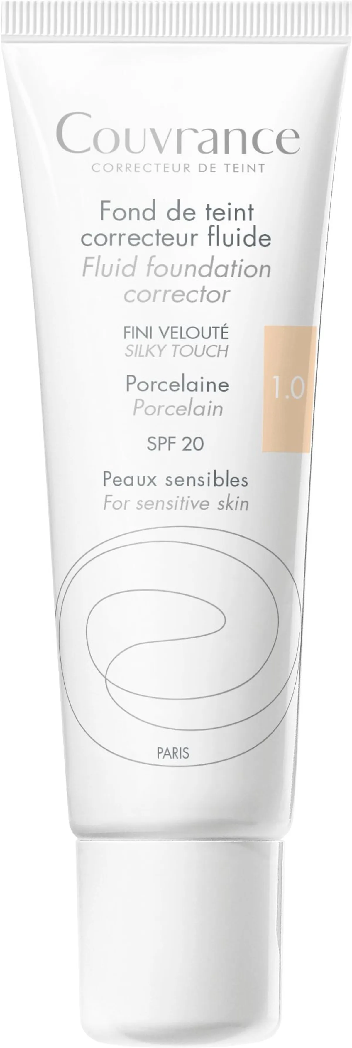 Avène Couvrance Vloeibare Foundation Porcelaine Nr 1 30Ml