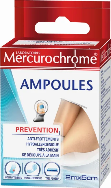 Mercurochrome Sparadrap Prévention Ampoules