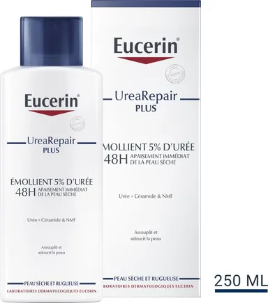 Eucerin UreaRepair Plus Émollient 5% d'Urée Peau Sèche et Rugueuse 250 ml