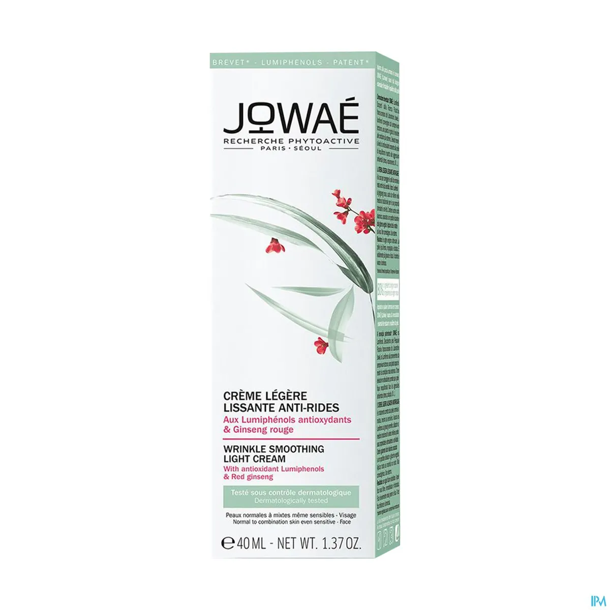 Jowaé Smoothing Anti-Rinkels Lichte Crème 40ml
