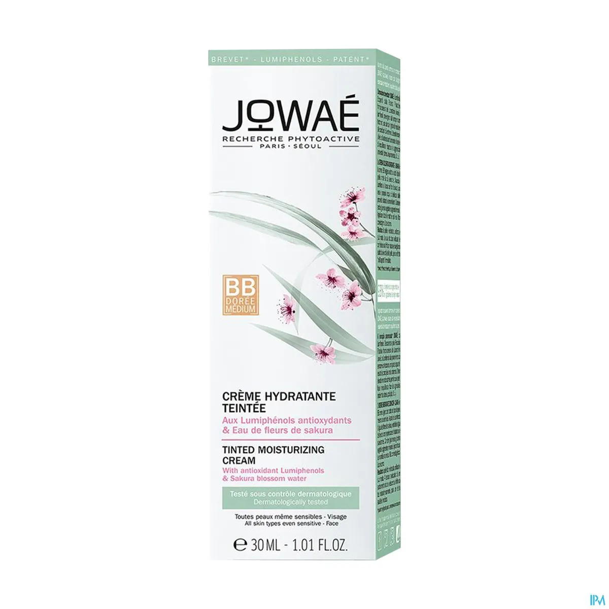 Jowaé Hydraterende BB Getint Crème Gold 30ml