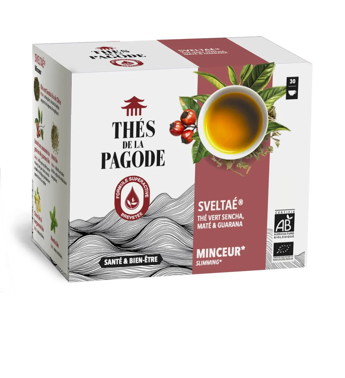 Thés De La Pagode Groene Biothee Grand Cru Sveltaé Afslankend Effect 30 Theezakjes