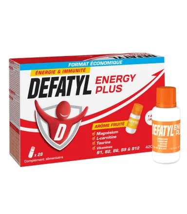 Defatyl Energy Plus 28 Flacons x 15ml