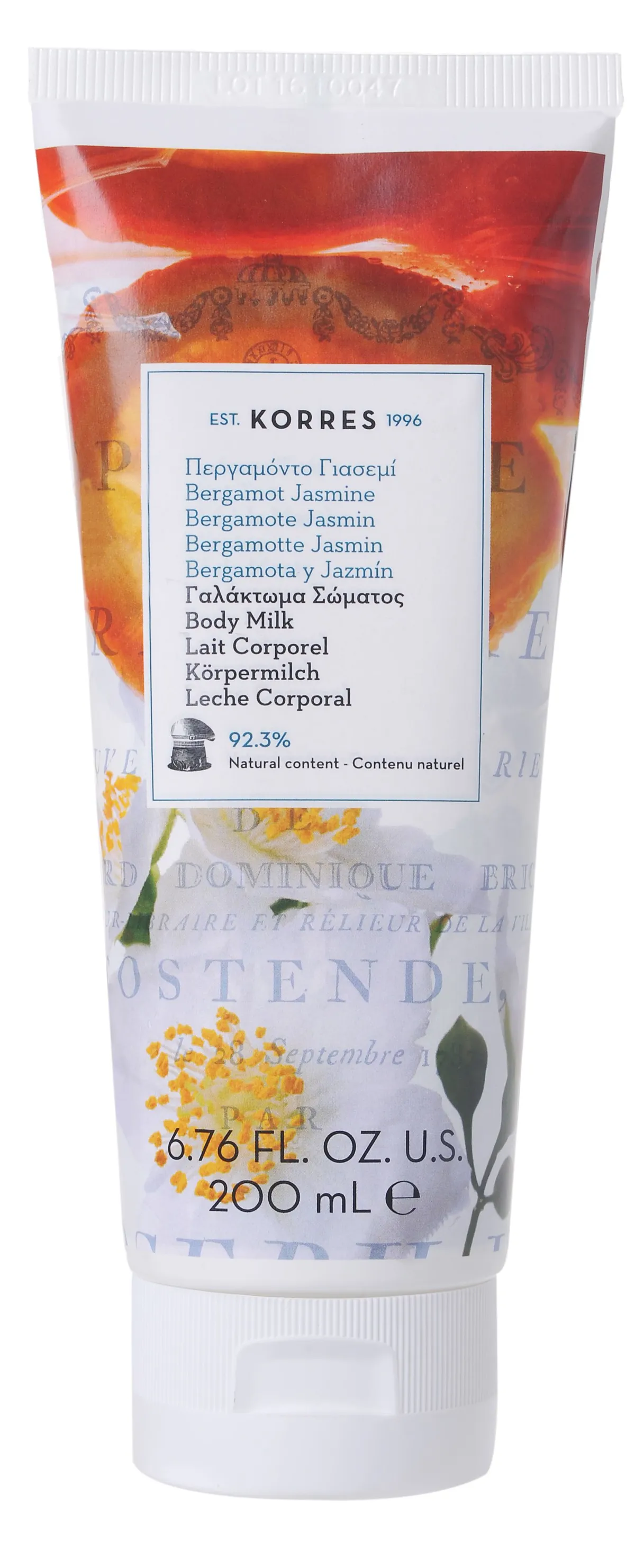 Korres Lait Corporel Bergamote Jasmin 200ml