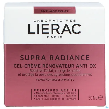 Lierac Supra Radiance Renoverende Gel-Crème Anti-Ox 50ml