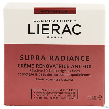 Lierac Supra Radiance Renoverende Crème Anti-Ox 50ml