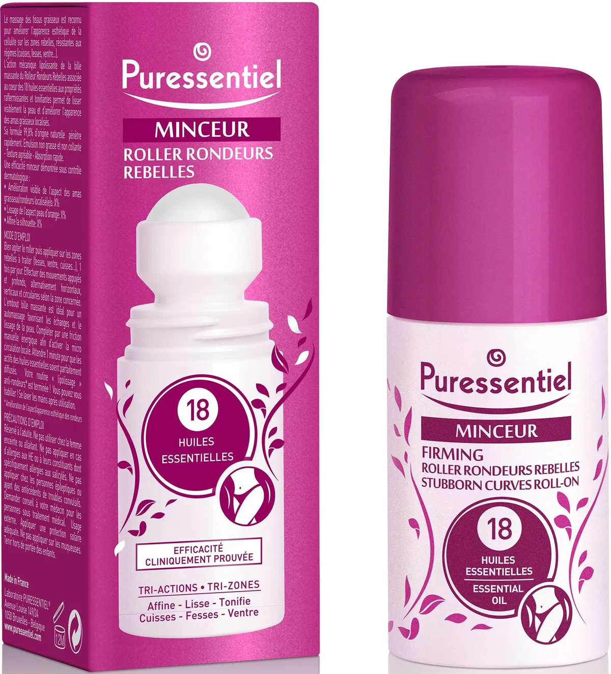 Puressentiel Minceur Roller Rondeurs Rebelles 75ml