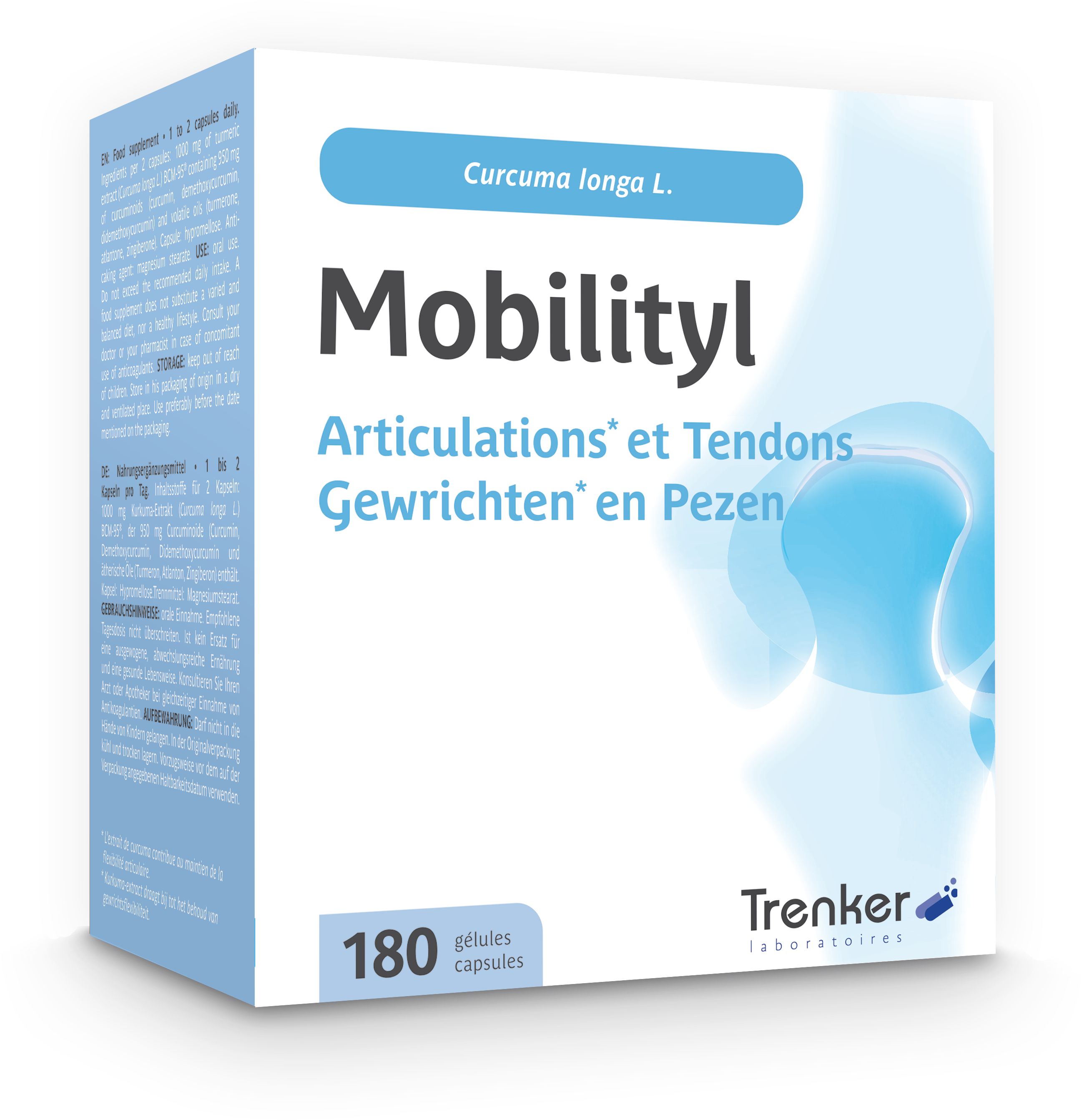 Mobilityl 180 Capsules - Articulations - Arthrose | Parapharmacie en ...