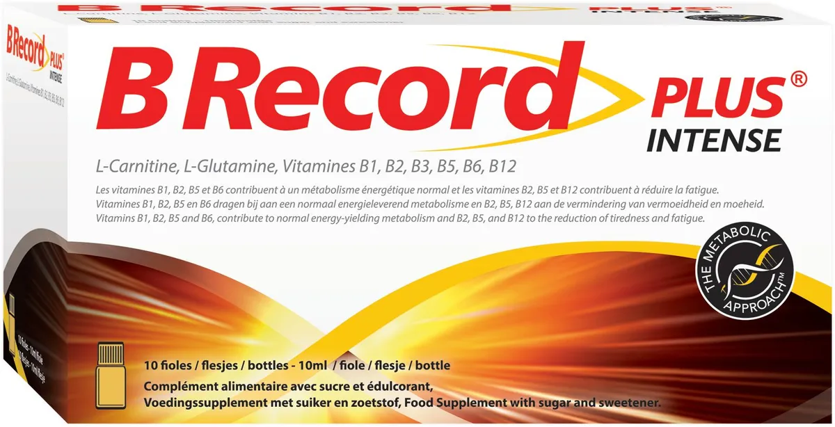 B Record Plus Intense Fioles 10 x 10ml
