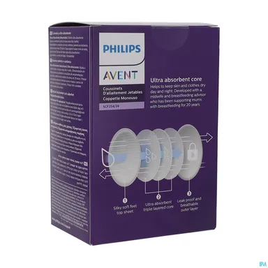 Philips Avent Borstkompressen Dag/nacht 24 Kompressen