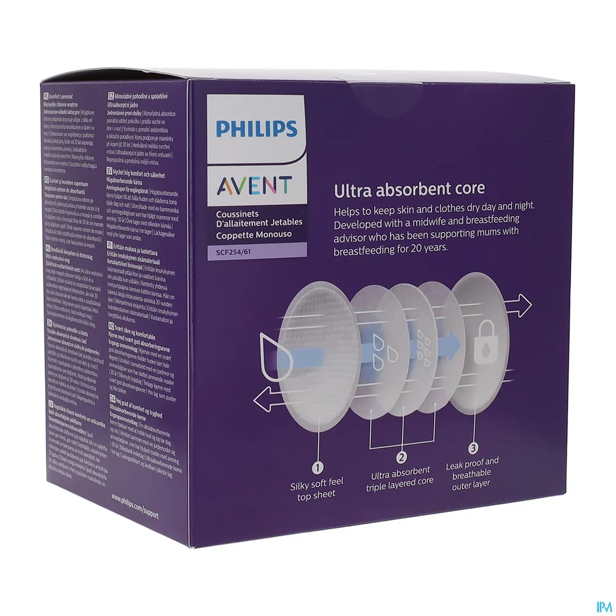 Philips Avent Cupvullingen dag/nacht 60 Scf254/61